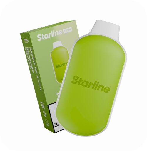 Starline mini 3000 затяжек (Клубничный мохито)