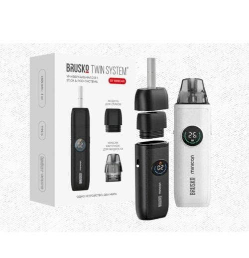 Pod/stick система 2в1 BRUSKO Minican Twin System